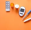 Diabetes Medication - Tablets, Pill Box, Blood Sugar Meter, Lancets
